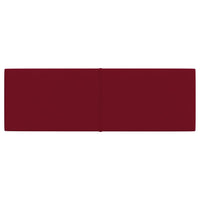 Thumbnail for Wandpaneele 12 Stk. Weinrot 90x30 cm Samt 3,24 m²