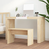 Thumbnail for Schminkhocker Sonoma-Eiche 70x35x45 cm Holzwerkstoff