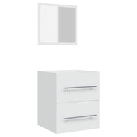 Thumbnail for Badschrank mit Spiegel Weiß 41x38,5x48 cm