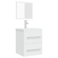 Thumbnail for Badschrank mit Spiegel Weiß 41x38,5x48 cm