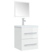 Thumbnail for Badschrank mit Spiegel Hochglanz-Weiß 41x38,5x48 cm