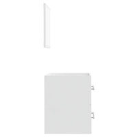 Thumbnail for Badschrank mit Spiegel Hochglanz-Weiß 41x38,5x48 cm