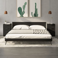 Thumbnail for Nachttische 2 Stk. Schwarz 40x36x65 cm