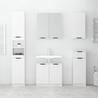 Thumbnail for Wand-Badschrank Weiß 32x20x67 cm