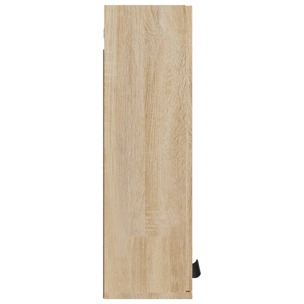 Wand-Badschrank Sonoma-Eiche 32x20x67 cm