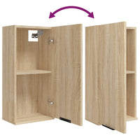 Thumbnail for Wand-Badschrank Sonoma-Eiche 32x20x67 cm