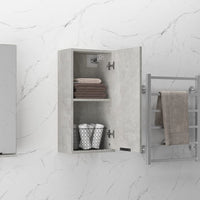 Thumbnail for Wand-Badschrank Betongrau 32x20x67 cm