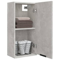 Thumbnail for Wand-Badschrank Betongrau 32x20x67 cm