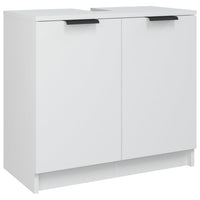 Thumbnail for Badezimmerschrank Weiß 64,5x33,5x59 cm Holzwerkstoff
