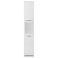 Thumbnail for Badschrank Weiß 32x34x188,5 cm Holzwerkstoff