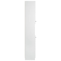 Thumbnail for Badschrank Weiß 32x34x188,5 cm Holzwerkstoff