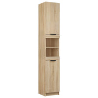 Thumbnail for Badschrank Sonoma-Eiche 32x34x188,5 cm Holzwerkstoff