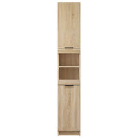 Thumbnail for Badschrank Sonoma-Eiche 32x34x188,5 cm Holzwerkstoff