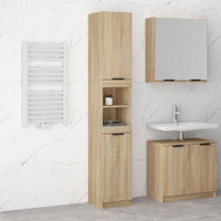 Thumbnail for Badschrank Sonoma-Eiche 32x34x188,5 cm Holzwerkstoff