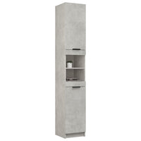 Thumbnail for Badschrank Betongrau 32x34x188,5 cm Holzwerkstoff