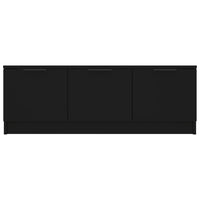 Thumbnail for TV-Schrank Schwarz 102x35x36,5 cm Holzwerkstoff