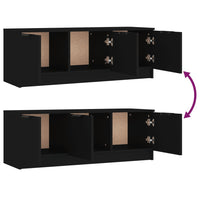 Thumbnail for TV-Schrank Schwarz 102x35x36,5 cm Holzwerkstoff