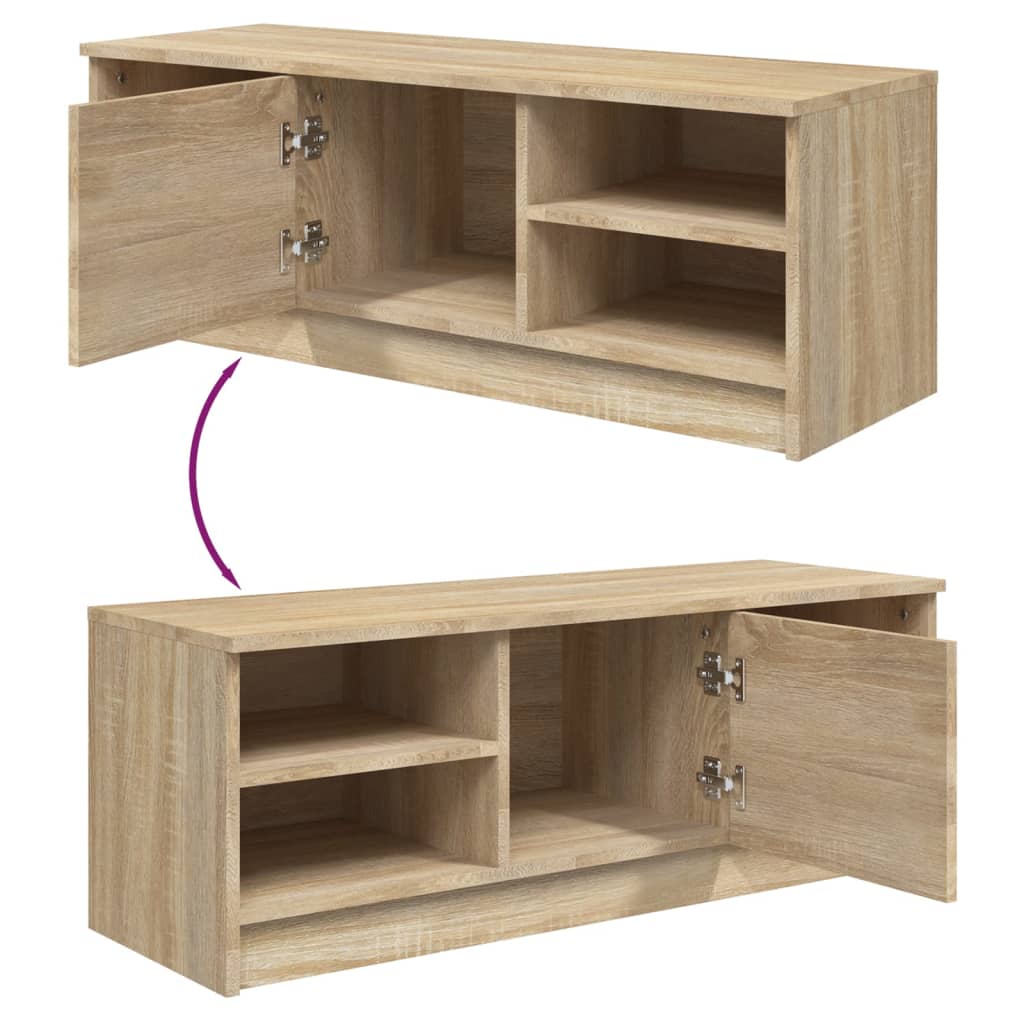TV-Schrank Sonoma-Eiche 102x35x36,5 cm Holzwerkstoff