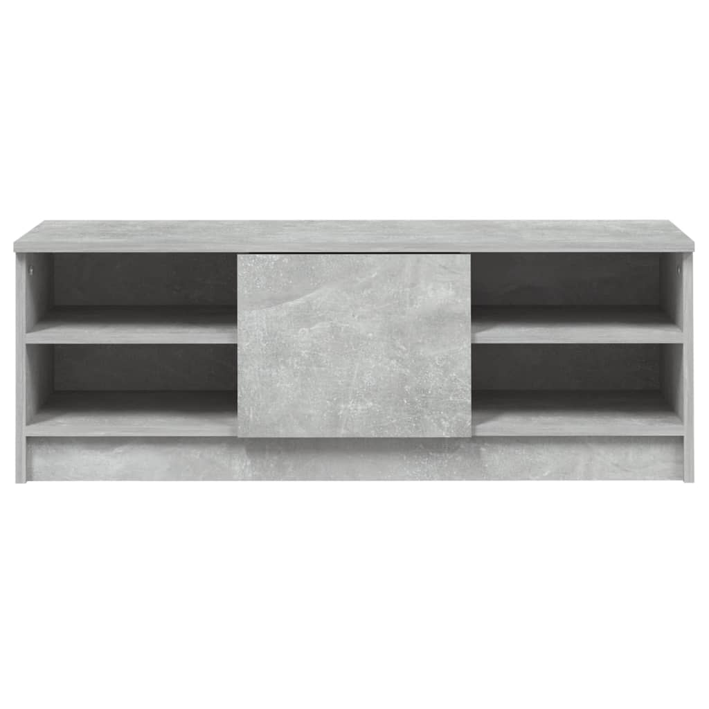TV-Schrank Betongrau 102x35x36,5 cm Holzwerkstoff