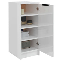 Thumbnail for Schuhschrank Hochglanz-Weiß 30x35x70 cm Holzwerkstoff