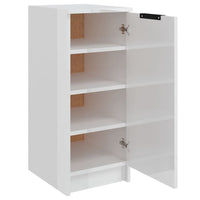 Thumbnail for Schuhschrank Hochglanz-Weiß 30x35x70 cm Holzwerkstoff