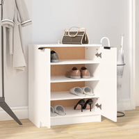 Thumbnail for Schuhschrank Weiß 59x35x70 cm Holzwerkstoff