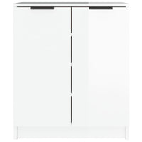 Thumbnail for Schuhschrank Hochglanz-Weiß 59x35x70 cm Holzwerkstoff