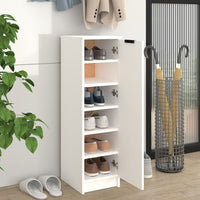 Thumbnail for Schuhschrank Weiß 30x35x100 cm Holzwerkstoff