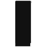 Thumbnail for Schuhschrank Schwarz 30x35x100 cm Holzwerkstoff
