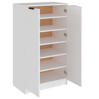Thumbnail for Schuhschrank Weiß 59x35x100 cm Holzwerkstoff