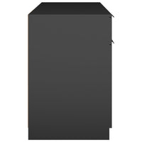 Thumbnail for Schreibtisch Schwarz 100x50x75 cm Holzwerkstoff