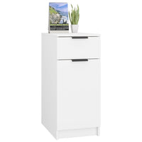 Thumbnail for Schreibtischschrank Weiß 33,5x50x75 cm Holzwerkstoff