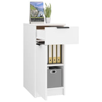 Thumbnail for Schreibtischschrank Weiß 33,5x50x75 cm Holzwerkstoff