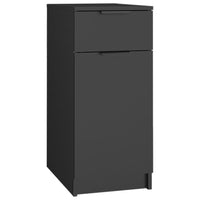 Thumbnail for Büroschrank Schwarz 33,5x50x75 cm Holzwerkstoff