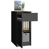 Thumbnail for Büroschrank Schwarz 33,5x50x75 cm Holzwerkstoff