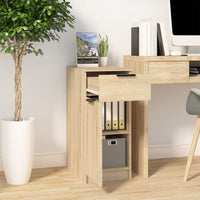 Thumbnail for Schreibtischschrank Sonoma-Eiche 33,5x50x75 cm Holzwerkstoff