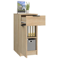 Thumbnail for Schreibtischschrank Sonoma-Eiche 33,5x50x75 cm Holzwerkstoff