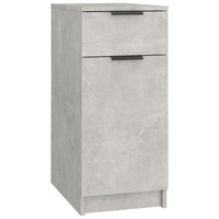 Thumbnail for Schreibtischschrank Betongrau 33,5x50x75 cm Holzwerkstoff