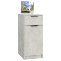 Thumbnail for Schreibtischschrank Betongrau 33,5x50x75 cm Holzwerkstoff