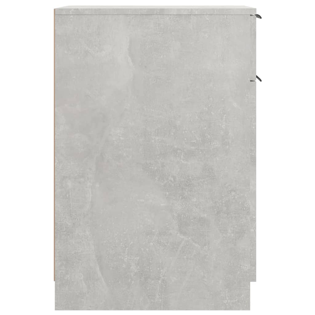 Schreibtischschrank Betongrau 33,5x50x75 cm Holzwerkstoff