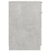 Thumbnail for Schreibtischschrank Betongrau 33,5x50x75 cm Holzwerkstoff