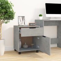Thumbnail for Mobiler Aktenschrank mit Rollen Betongrau 45x38x54 cm