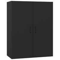 Thumbnail for Hängeschrank Schwarz 69,5x34x90 cm Holzwerkstoff