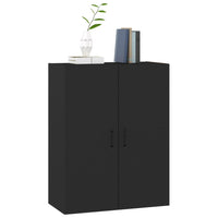Thumbnail for Hängeschrank Schwarz 69,5x34x90 cm Holzwerkstoff