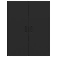 Thumbnail for Hängeschrank Schwarz 69,5x34x90 cm Holzwerkstoff