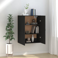 Thumbnail for Hängeschrank Schwarz 69,5x34x90 cm Holzwerkstoff