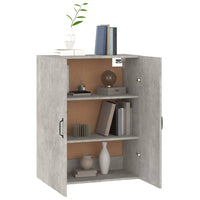 Thumbnail for Hängeschrank Betongrau 69,5x34x90 cm Holzwerkstoff