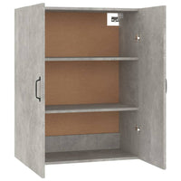 Thumbnail for Hängeschrank Betongrau 69,5x34x90 cm Holzwerkstoff