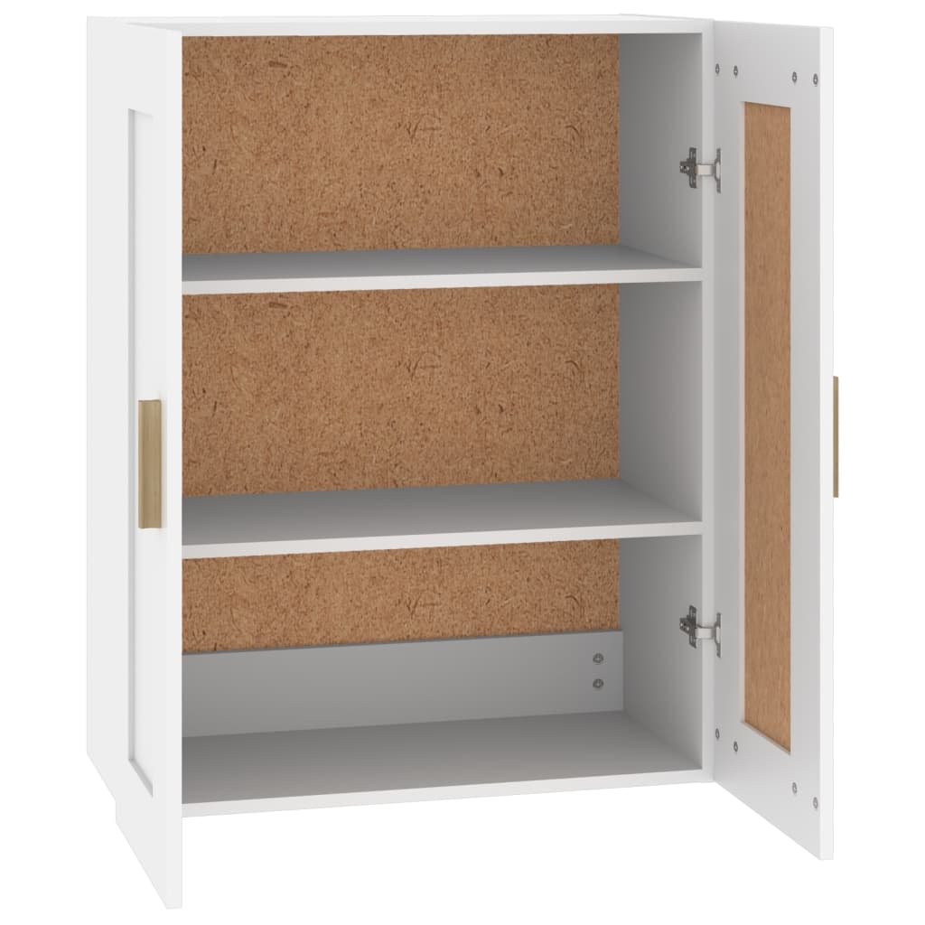 Wandschrank Weiß 69,5x32,5x90 cm Holzwerkstoff