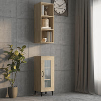 Thumbnail for Wandschrank Sonoma-Eiche 32,5x34,5x90 cm Holzwerkstoff